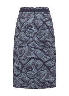 Pattern Skirt | Blue
