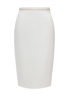 Pencil Skirt | White