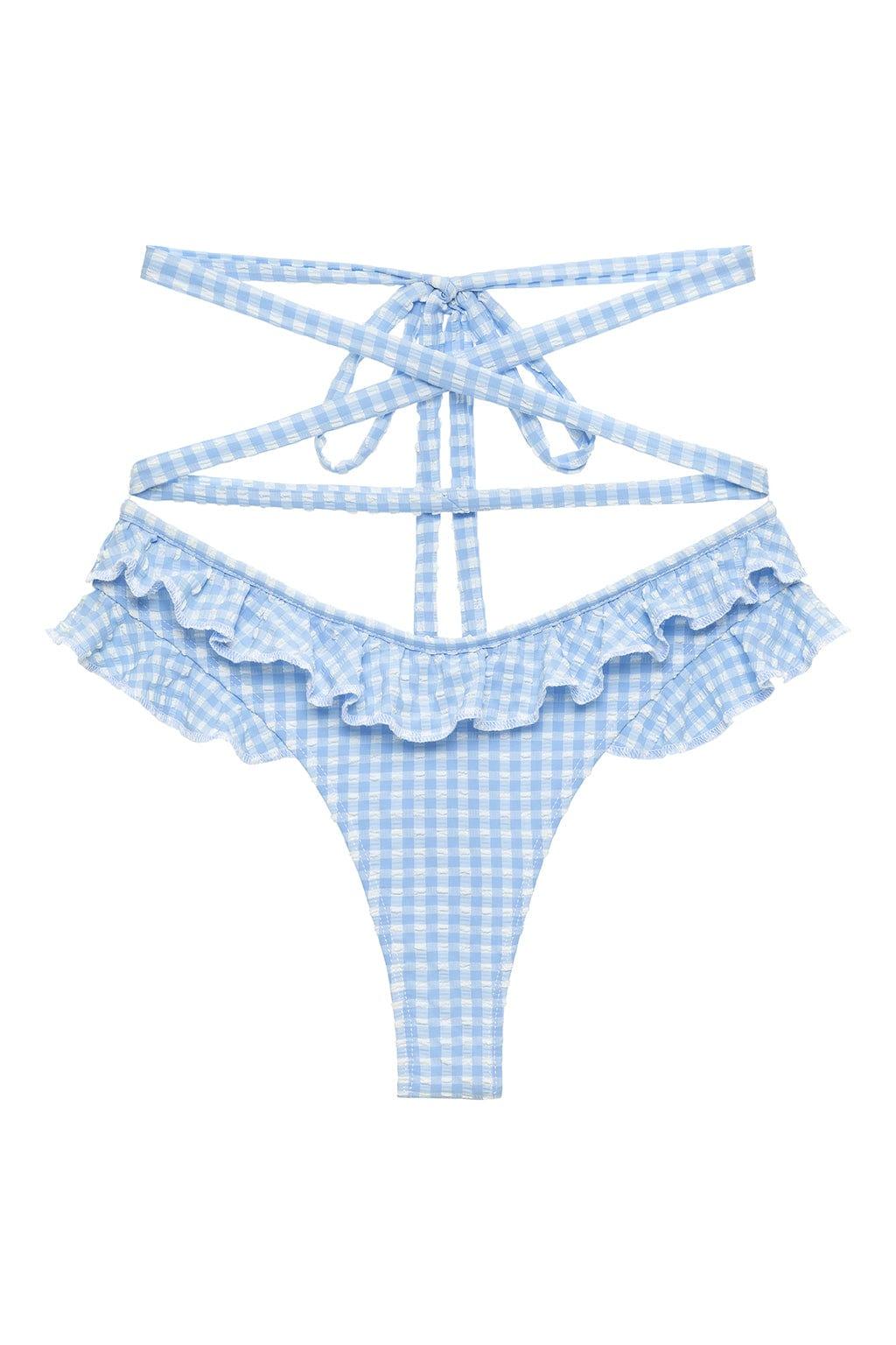 Ballet Lulu Bikini Bottom | Peri Micro Gingham