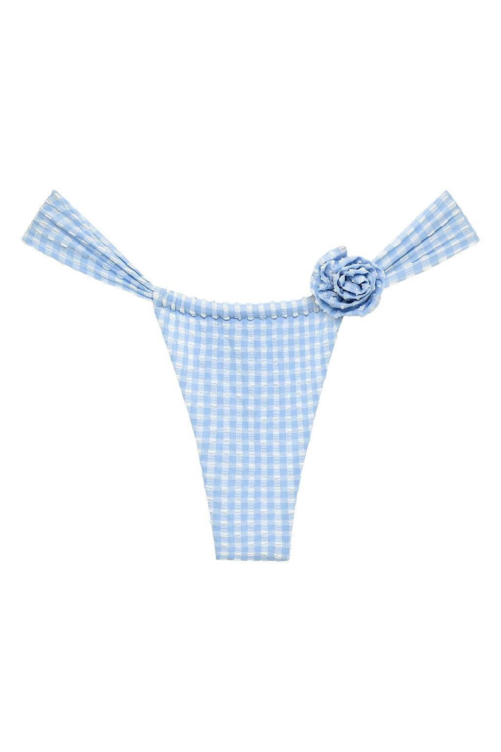 Sandra Bikini Bottom | Peri Micro Gingham