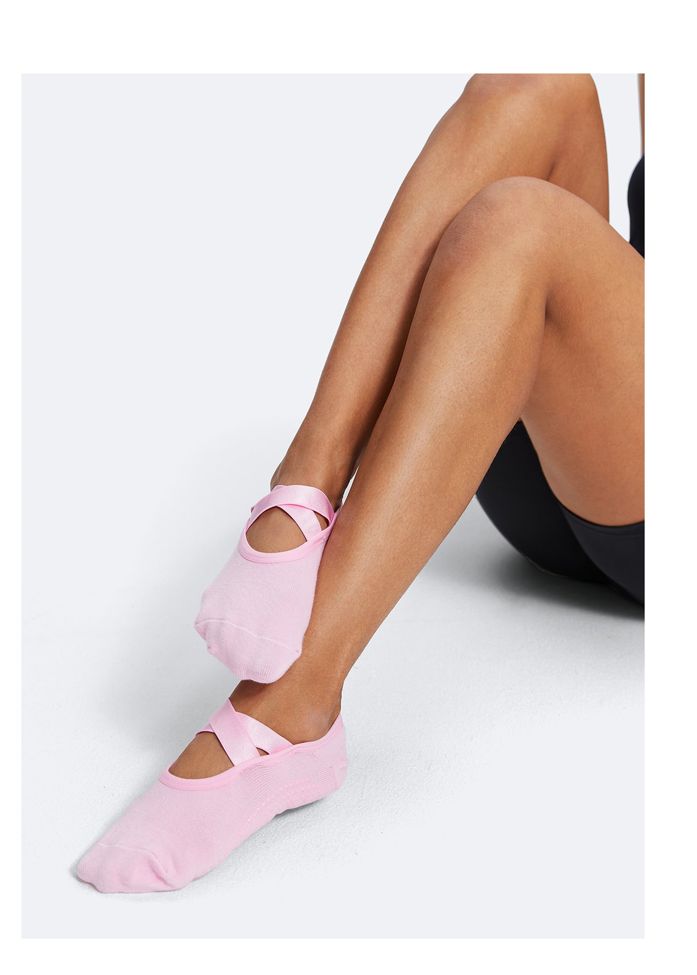 Pilates Grip Socks | Raspberry Pink