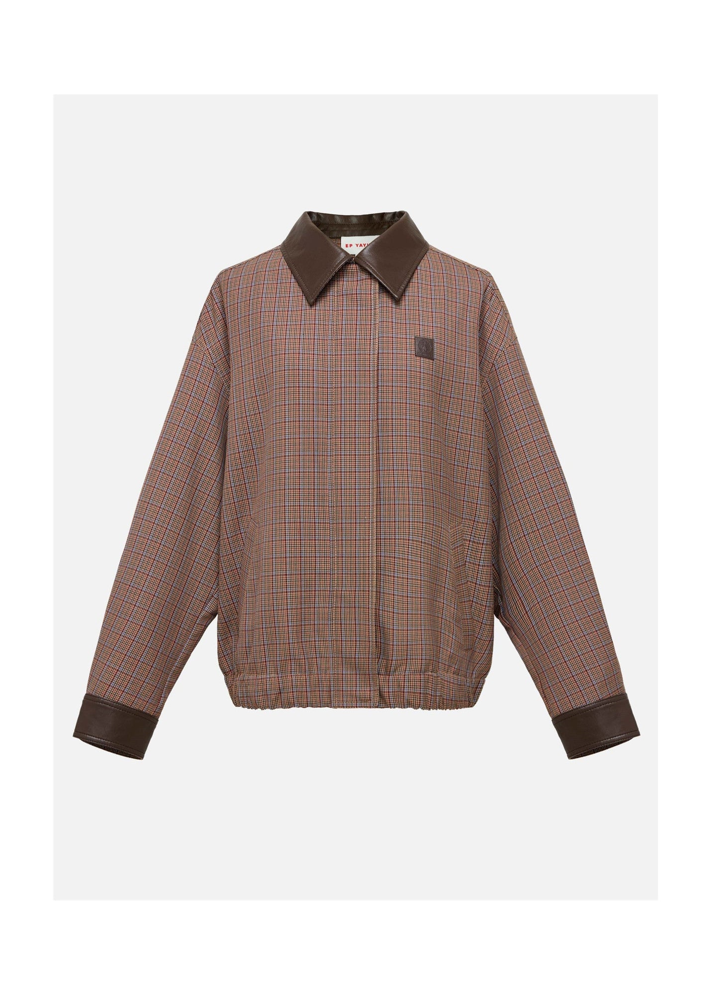 Plaid Jacket | Brown