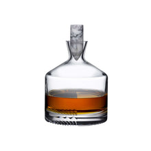 Alba Whisky Bottle - Short | Clear Crystal/Marble