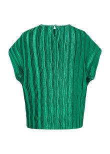 Pleated Top | Green