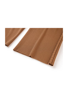 Pleated Trousers | Brown
