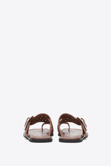 Z-Strap Macrame Sandal | Cocoa