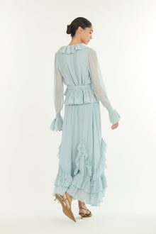 Poet Blouse | Powder Blue