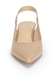 Pointed-Toe Heel | Camel