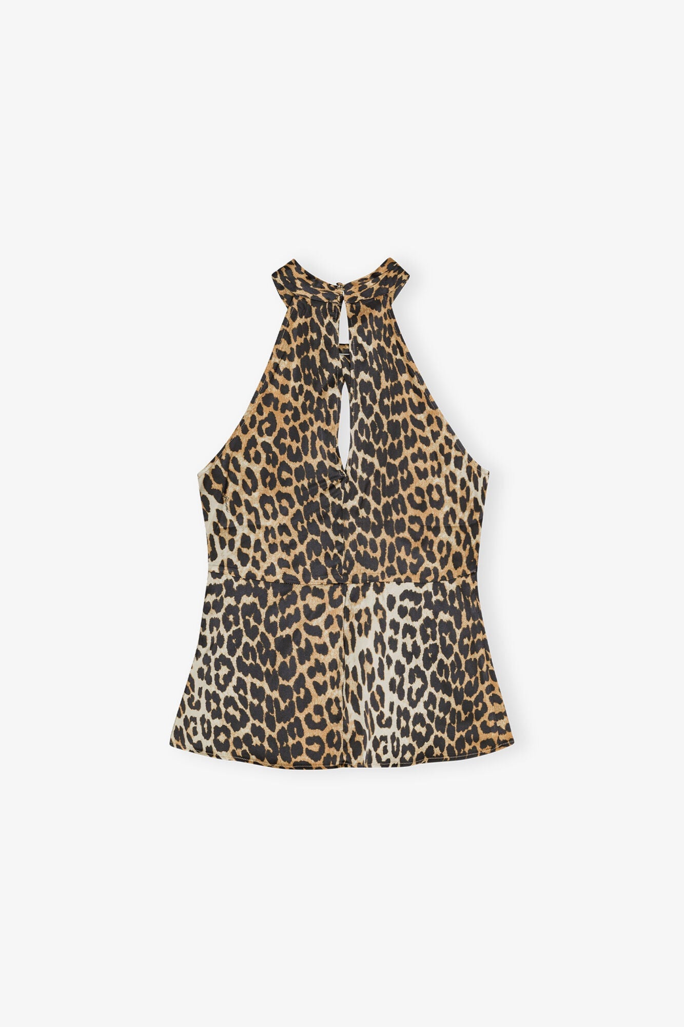 Print Satin Top | Leopard