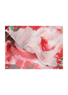 Printed Midi Dress | Red