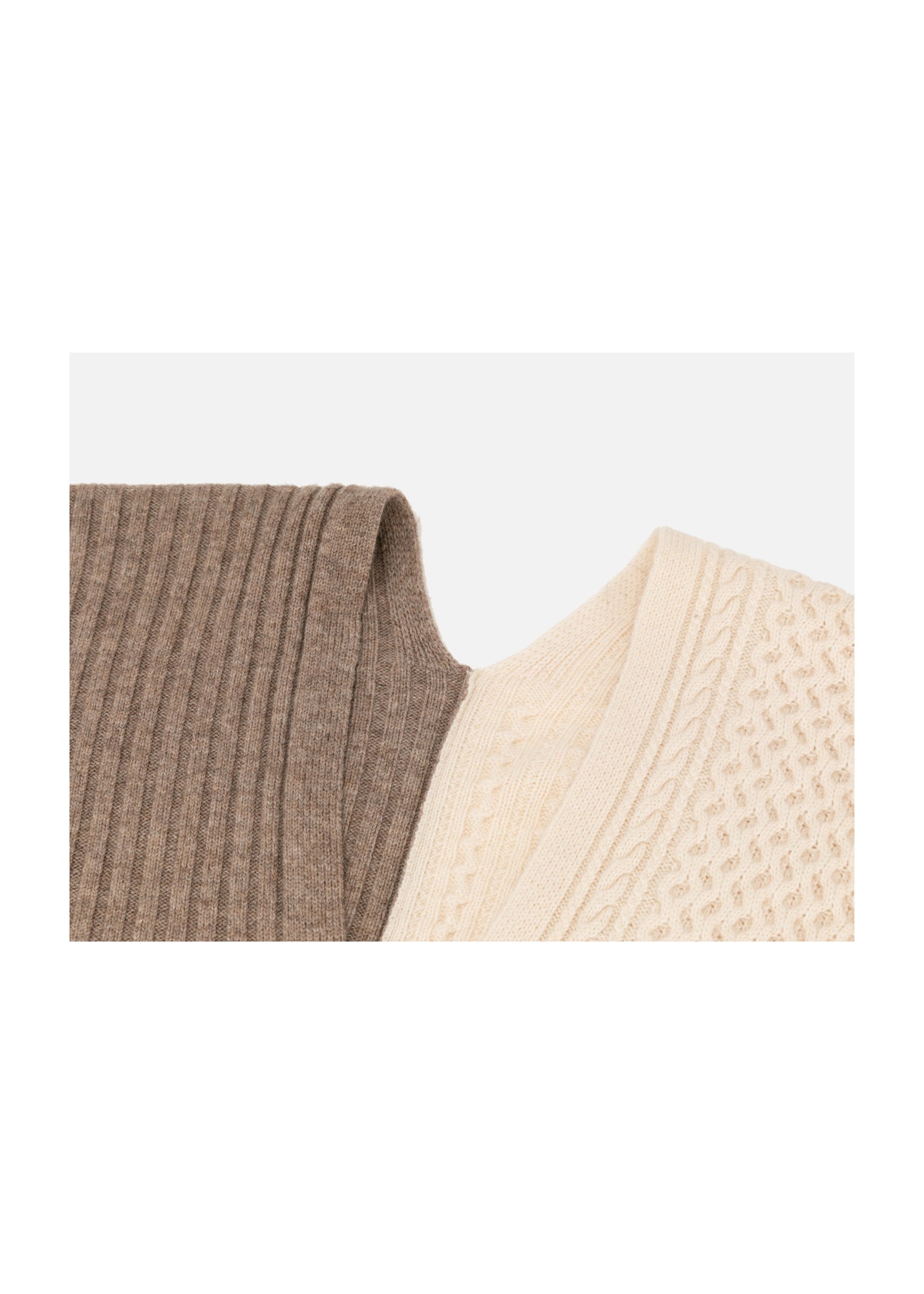 Printed Shawl | Beige/Brown