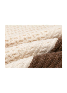 Printed Shawl | Beige/Brown
