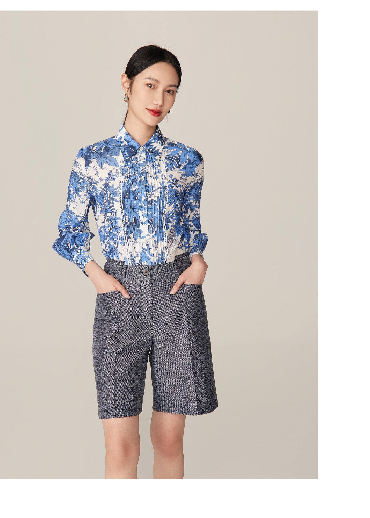 Printed Shirt | Blue