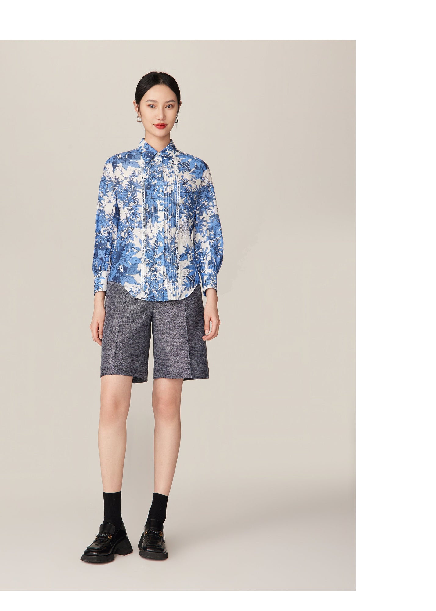 Printed Shirt | Blue