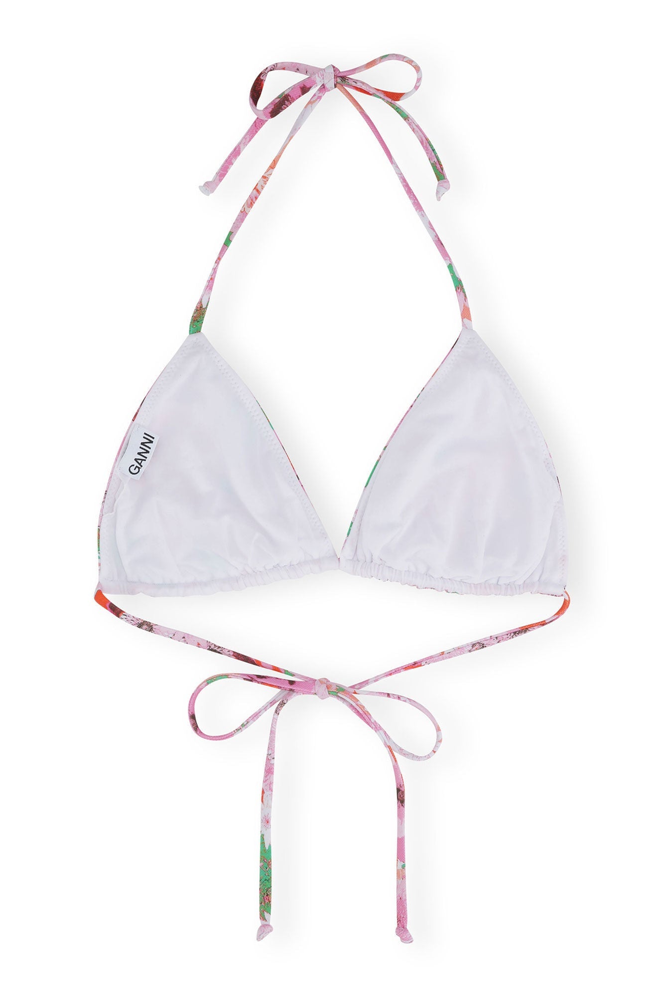Printed String Bikini Top | Sugar Plum