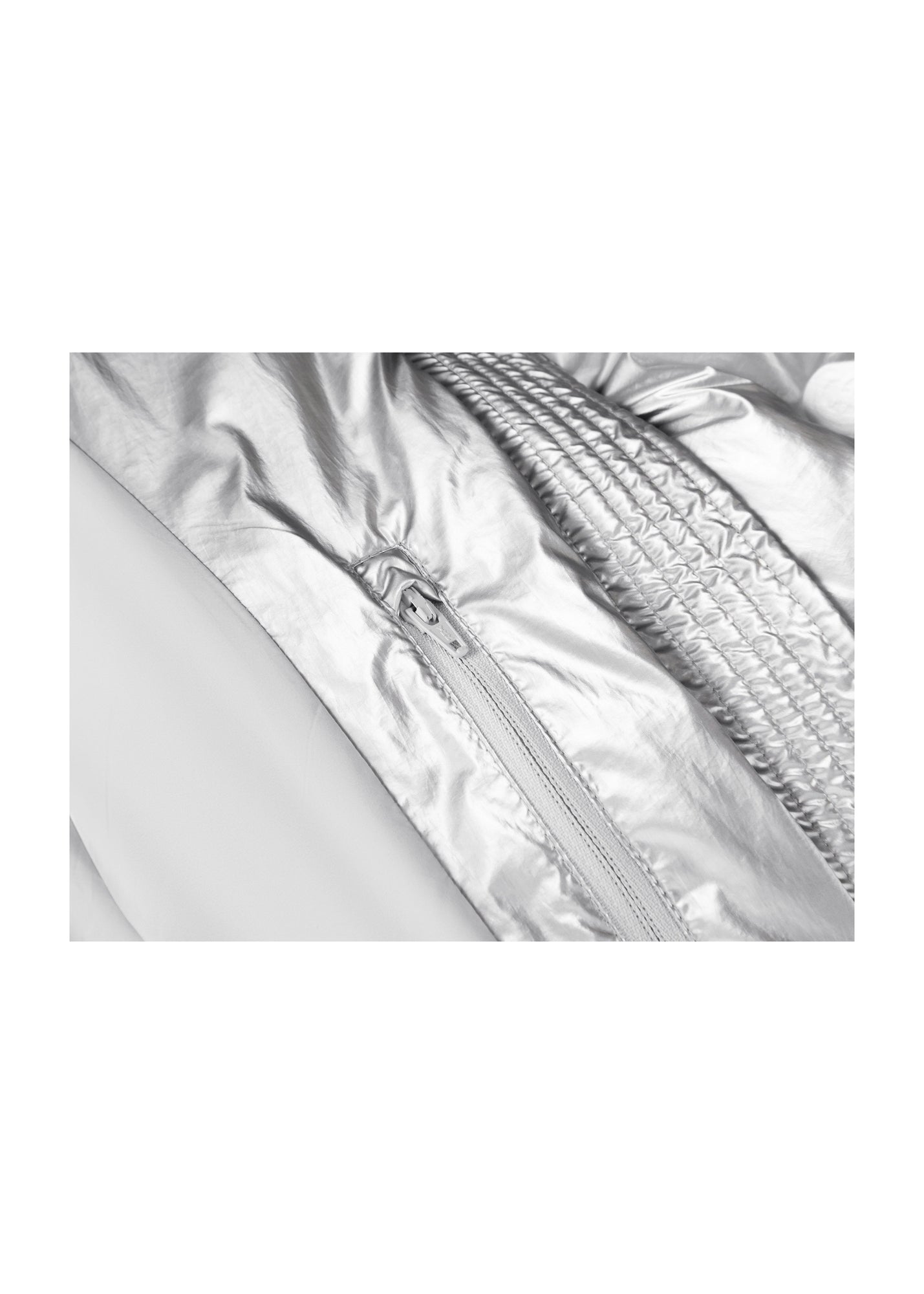 Puffer Jacket | Silver