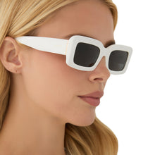 Womens | Indy Sunglasses | White Cloud | Grey Polarized Lenses