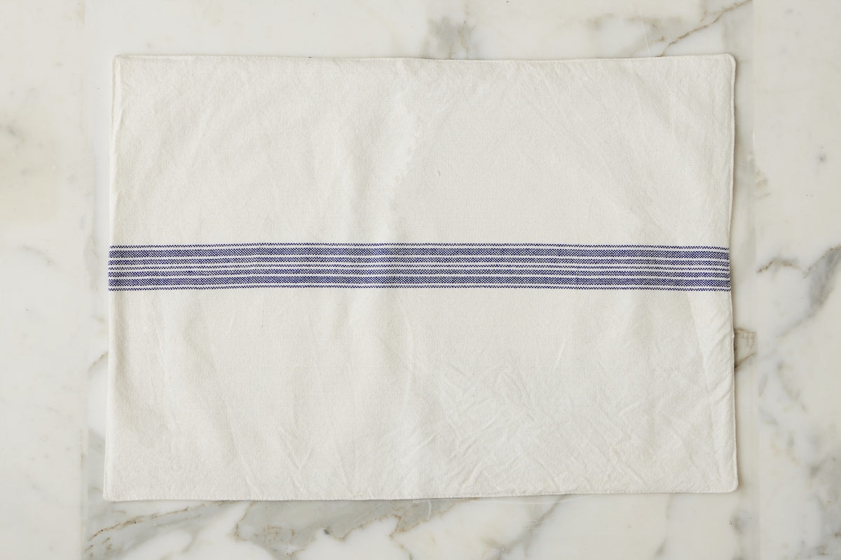 Rectangle Placemats | Vintage Navy Blue Stripe | Set of 4