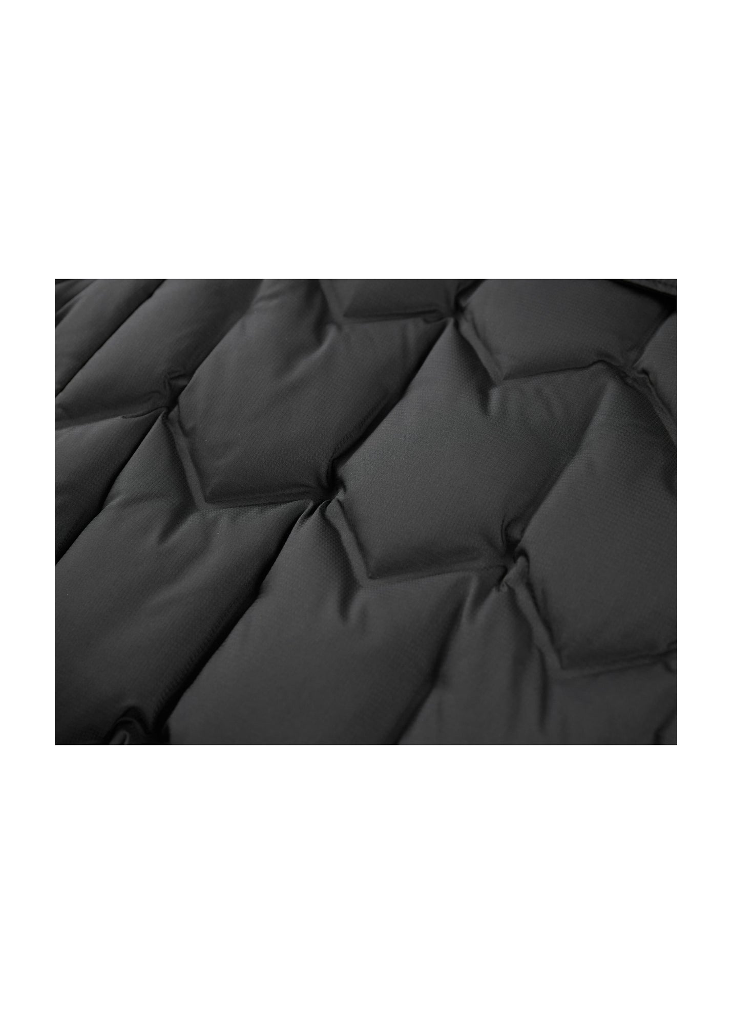 Quilted Long Coat | Black