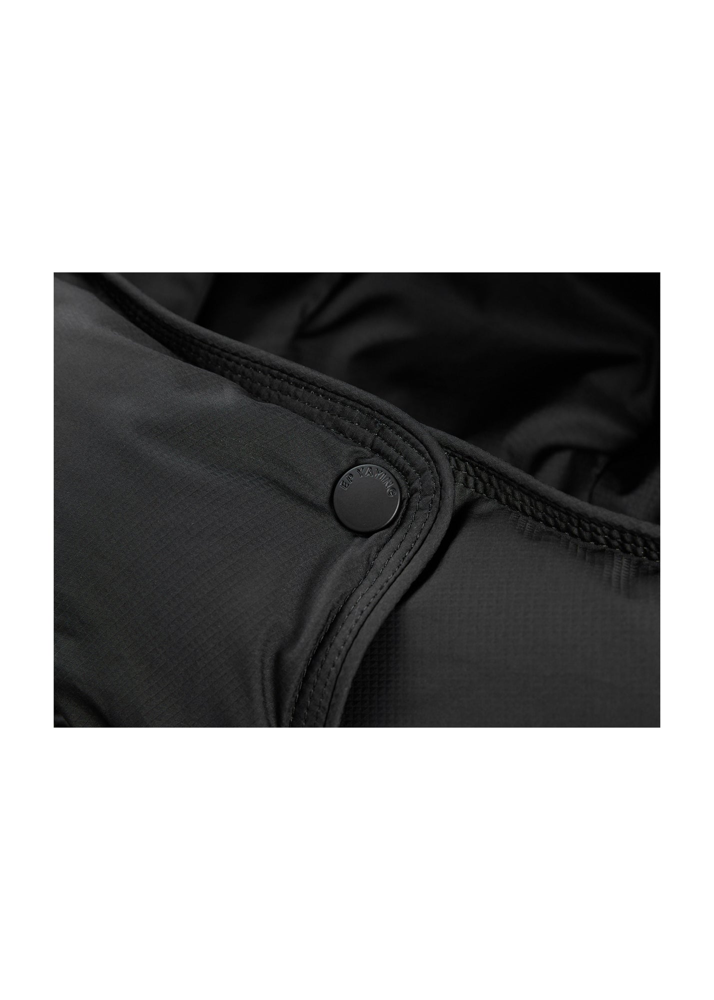 Quilted Long Coat | Black