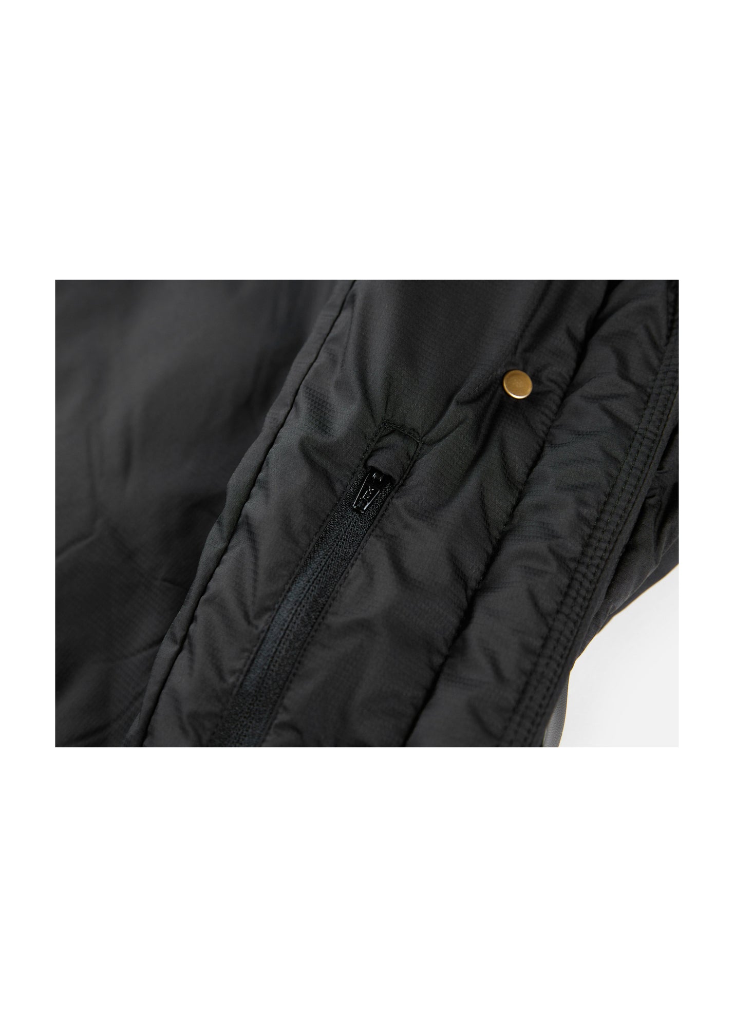 Quilted Long Coat | Black