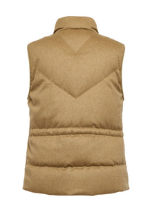 Quilted Vest | Camel