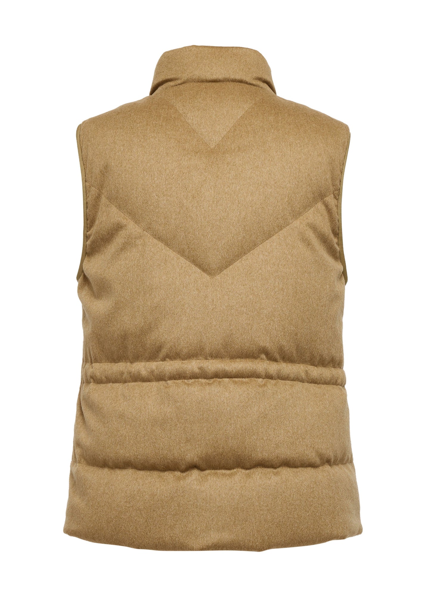 Quilted Vest | Camel