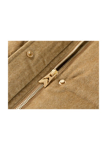 Quilted Vest | Camel