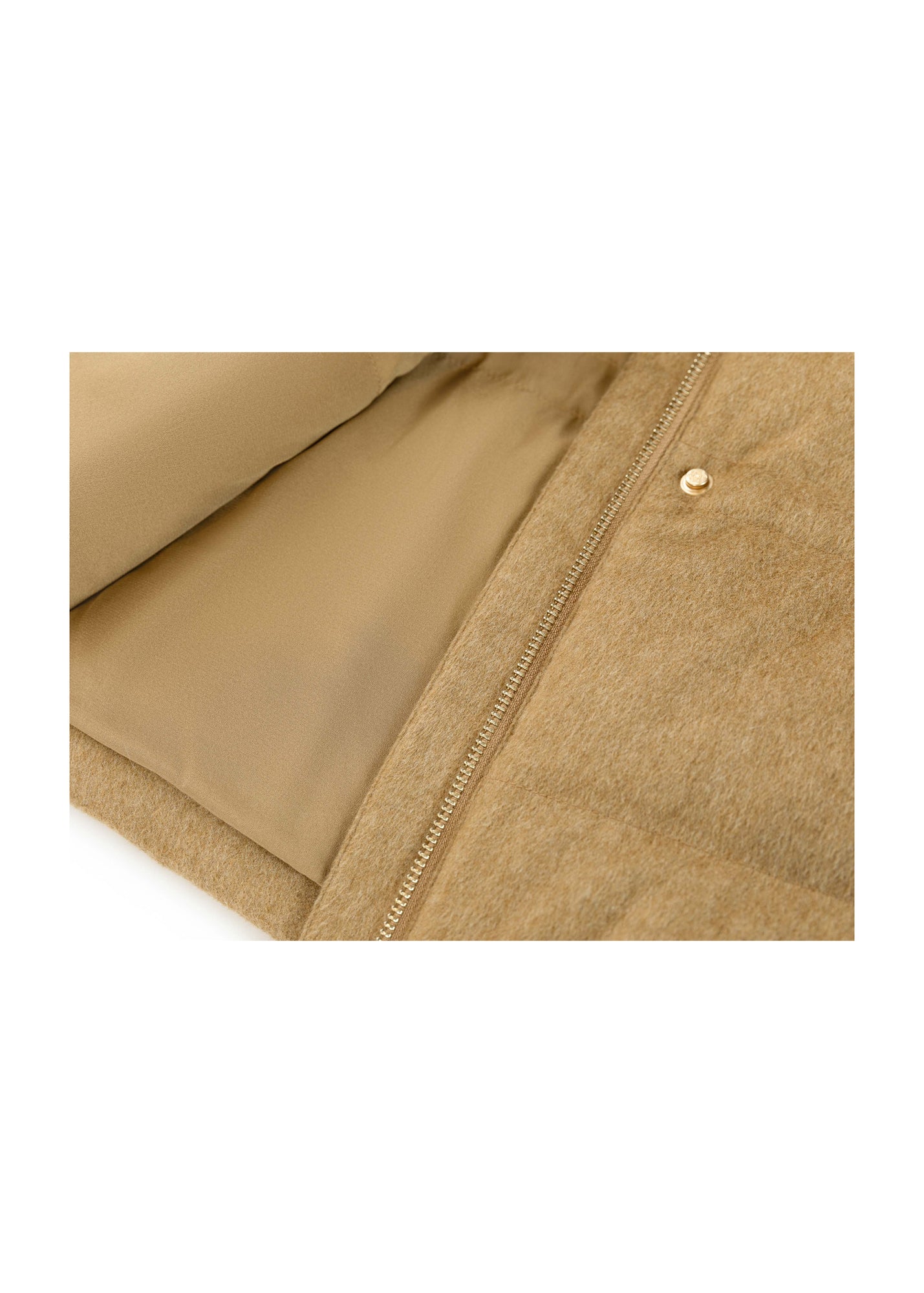 Quilted Vest | Camel