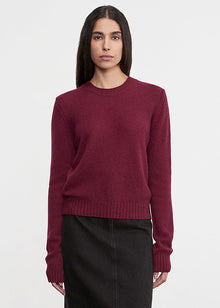 Cashmere Easy L/S Crew | Barolo