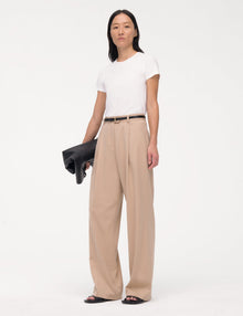 Women | Relaxed Wide Leg Pant | Khaki