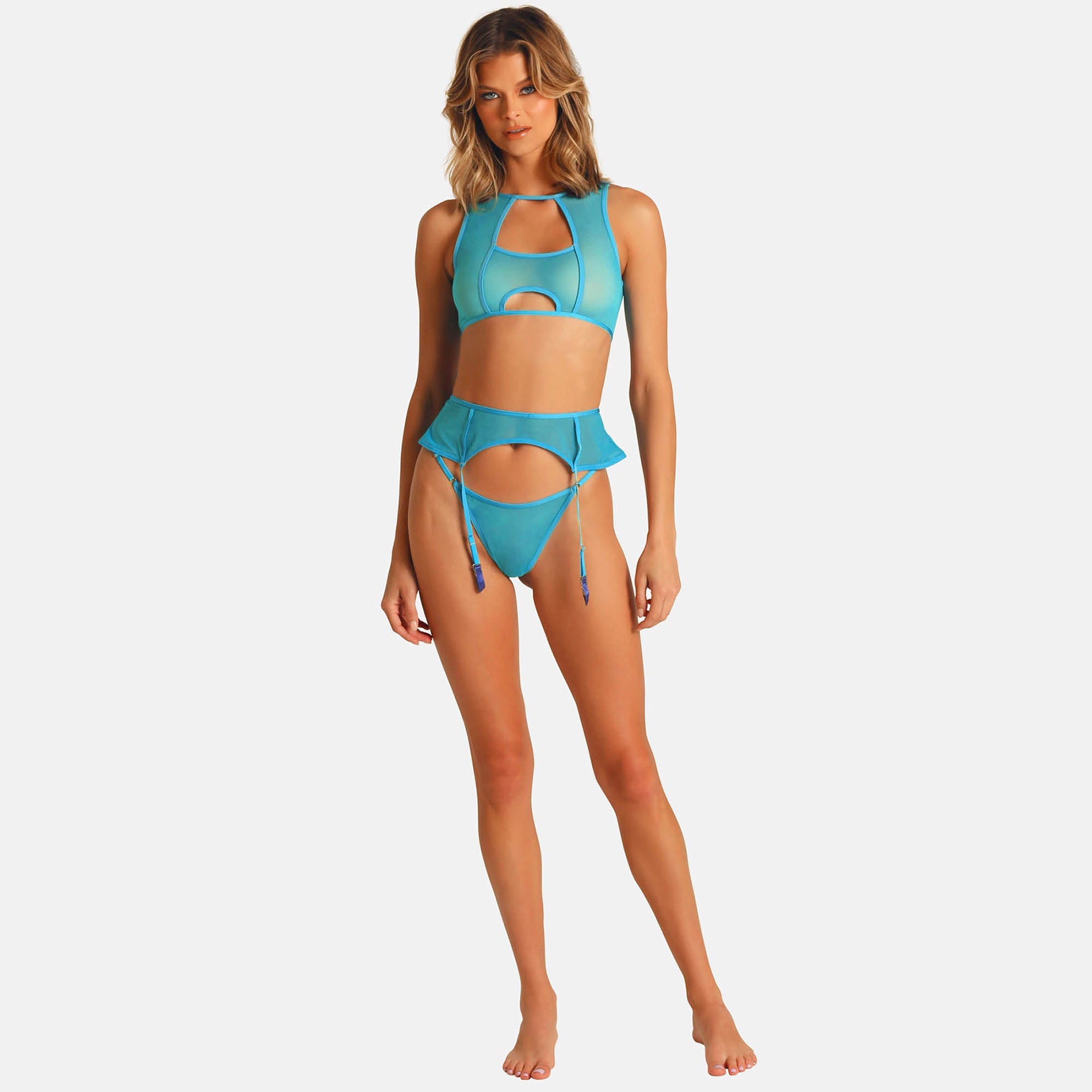 OW Collection Reyna Bra | Malibu Blue