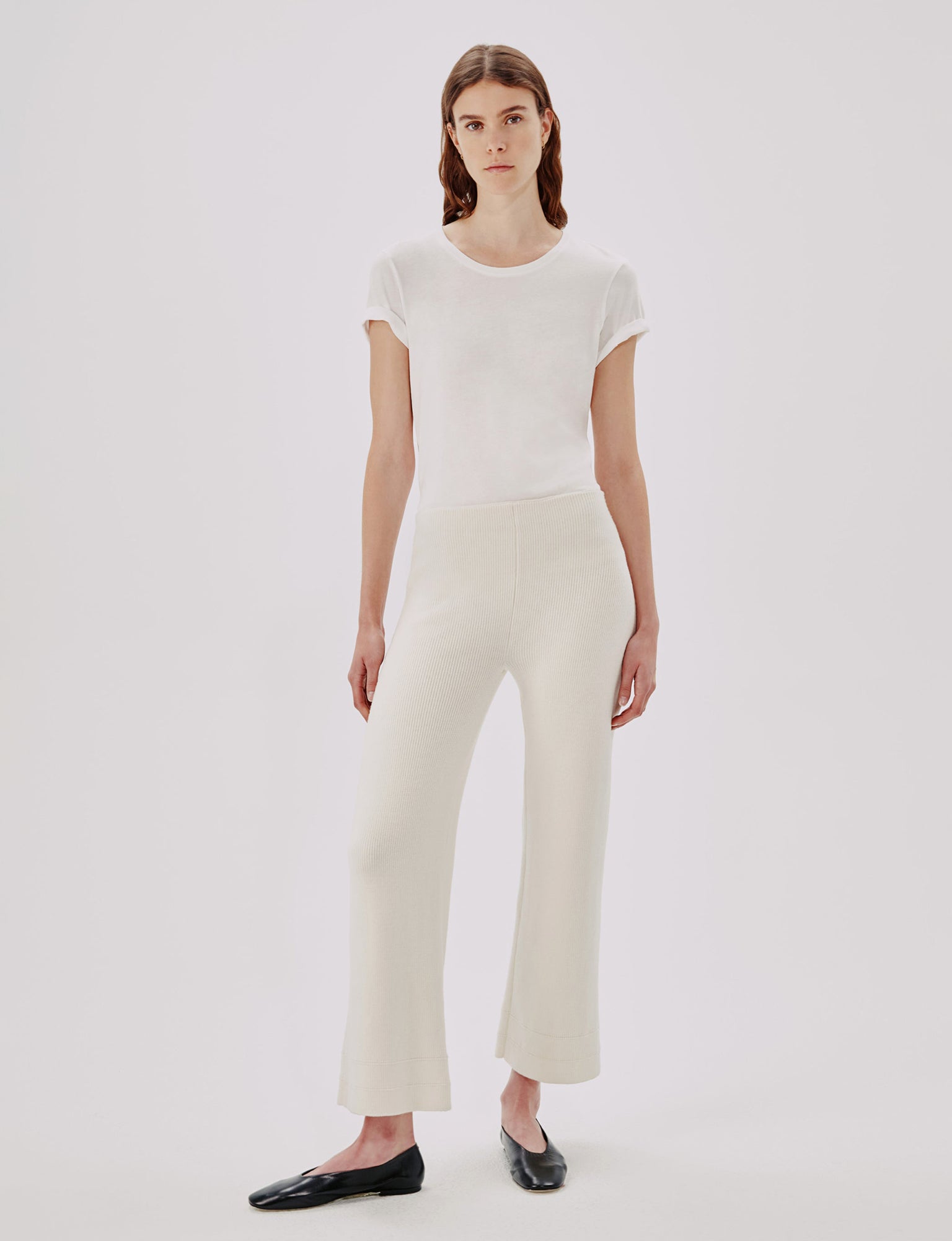 Women | Rib Pant | Cream