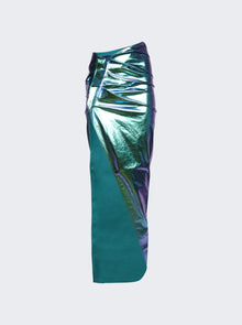 Women | Rick Owens | Woven Edfu Skirt | Iridescent