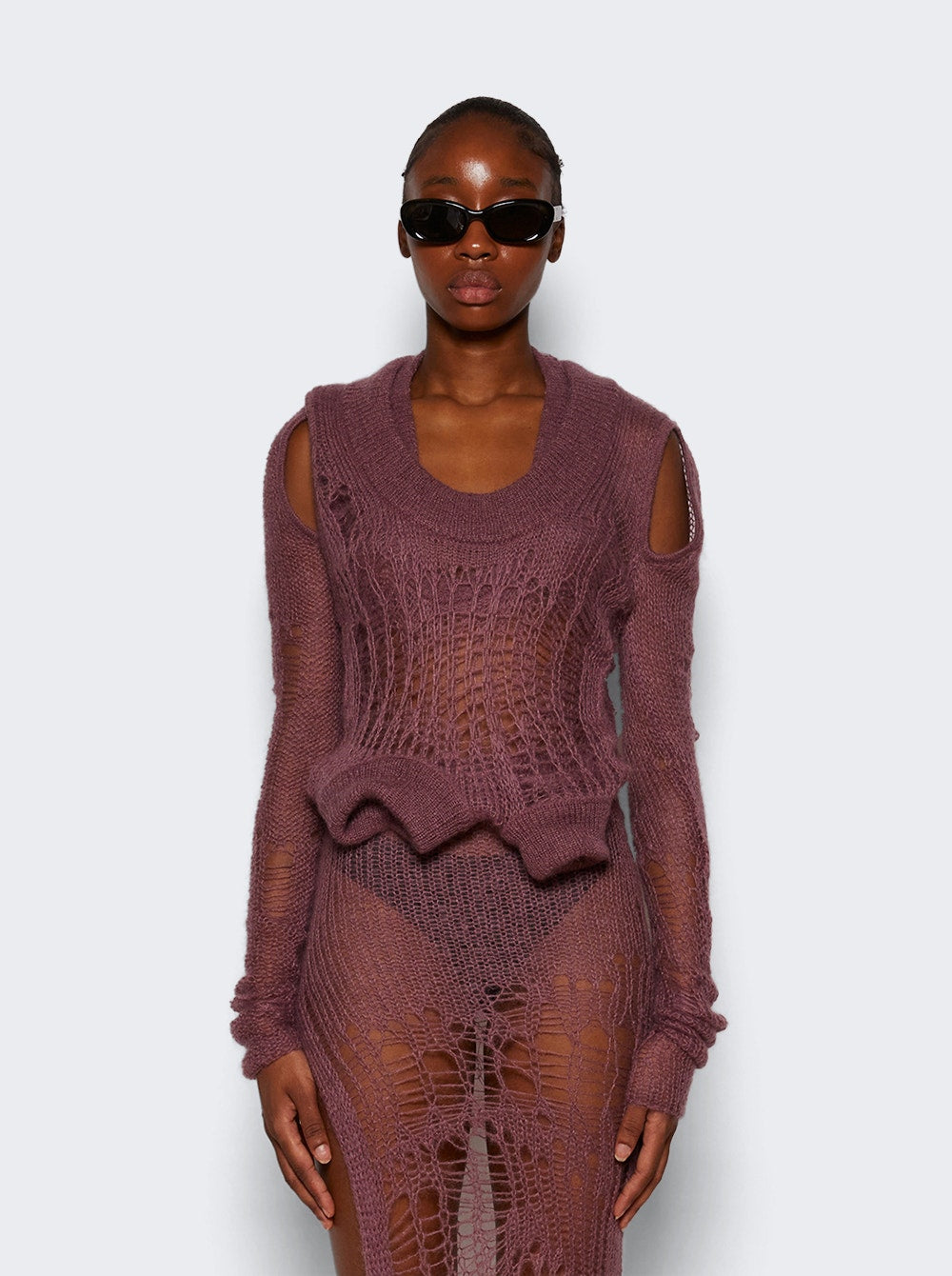 Women | Rick Owens | Spider Banana Sweater | Thulian
