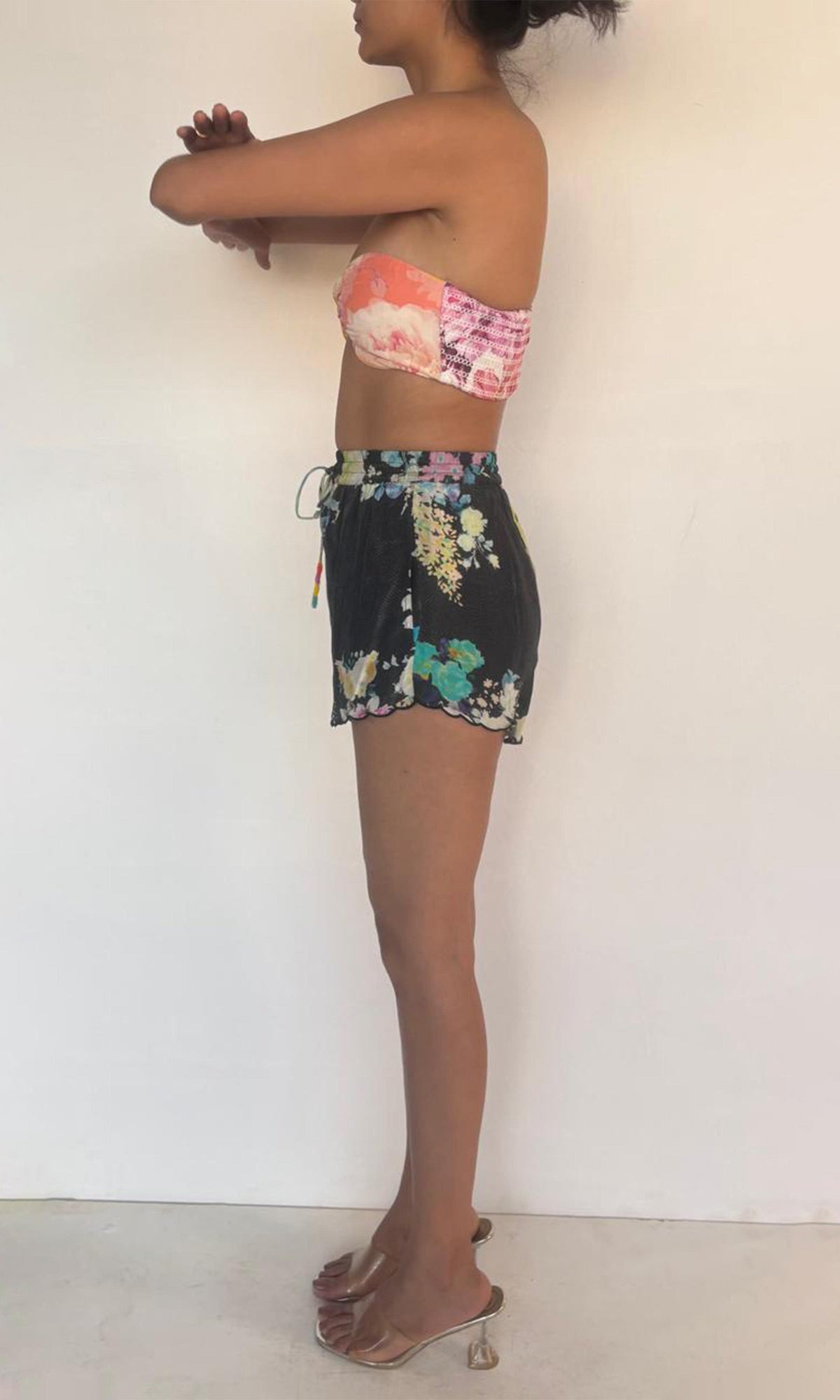 Womens | Aita Polyester Crepe Shorts | Black