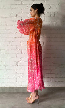 Womens | Blaire Flat Chiffon Cape | Pink