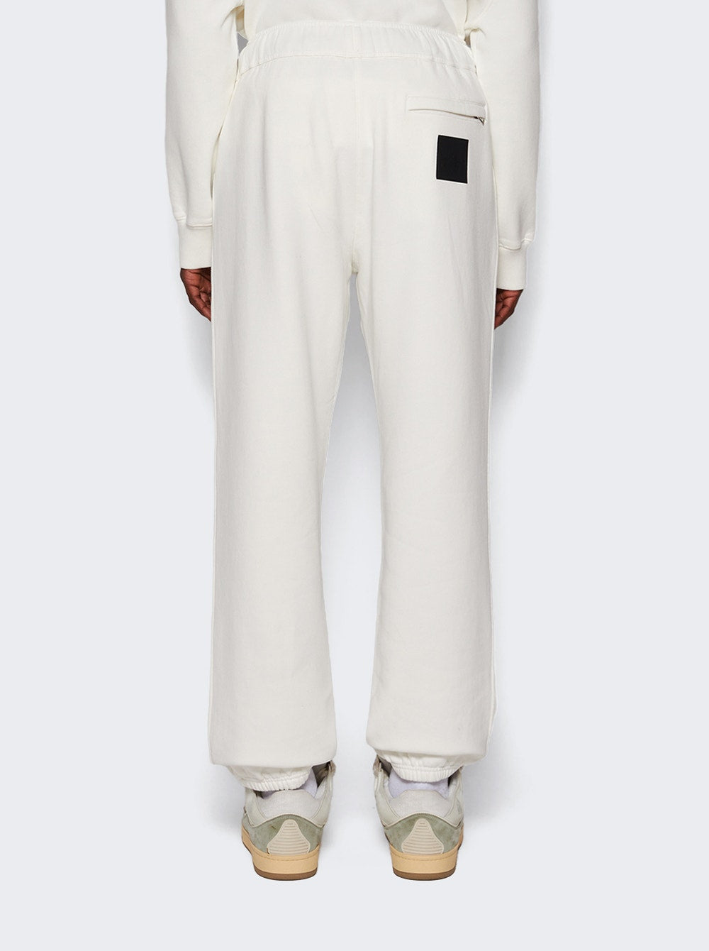 Men | Lanvin X Future | Logo Embroidered Sweatpants Mustang | White