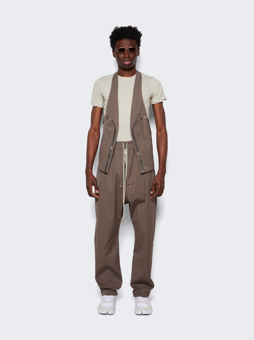 Men | Rick Owens | Double Short-sleeve Tee | Pearl