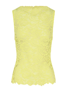 Luella Top | Yellow Lace