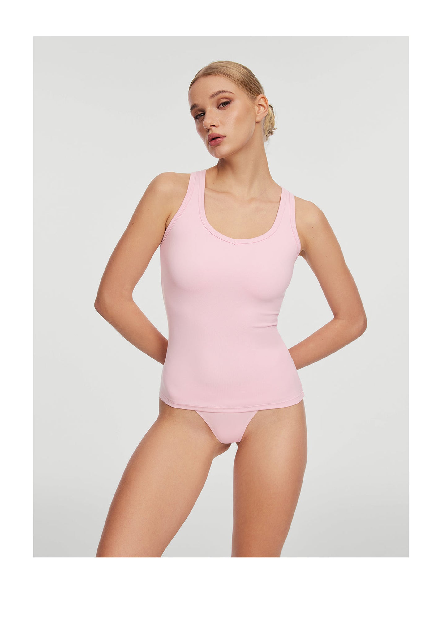 Racerback Tank Top | Ballet Pink