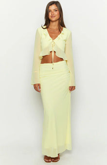 Rarmi Maxi Skirt | Yellow
