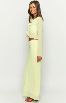 Rarmi Maxi Skirt | Yellow