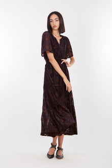 Reese Dress | Brown Baroque