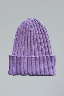 Ribbed Beanie | Iris