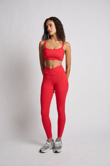 Year of Ours | Ribbed Veronica Legging | Cherry