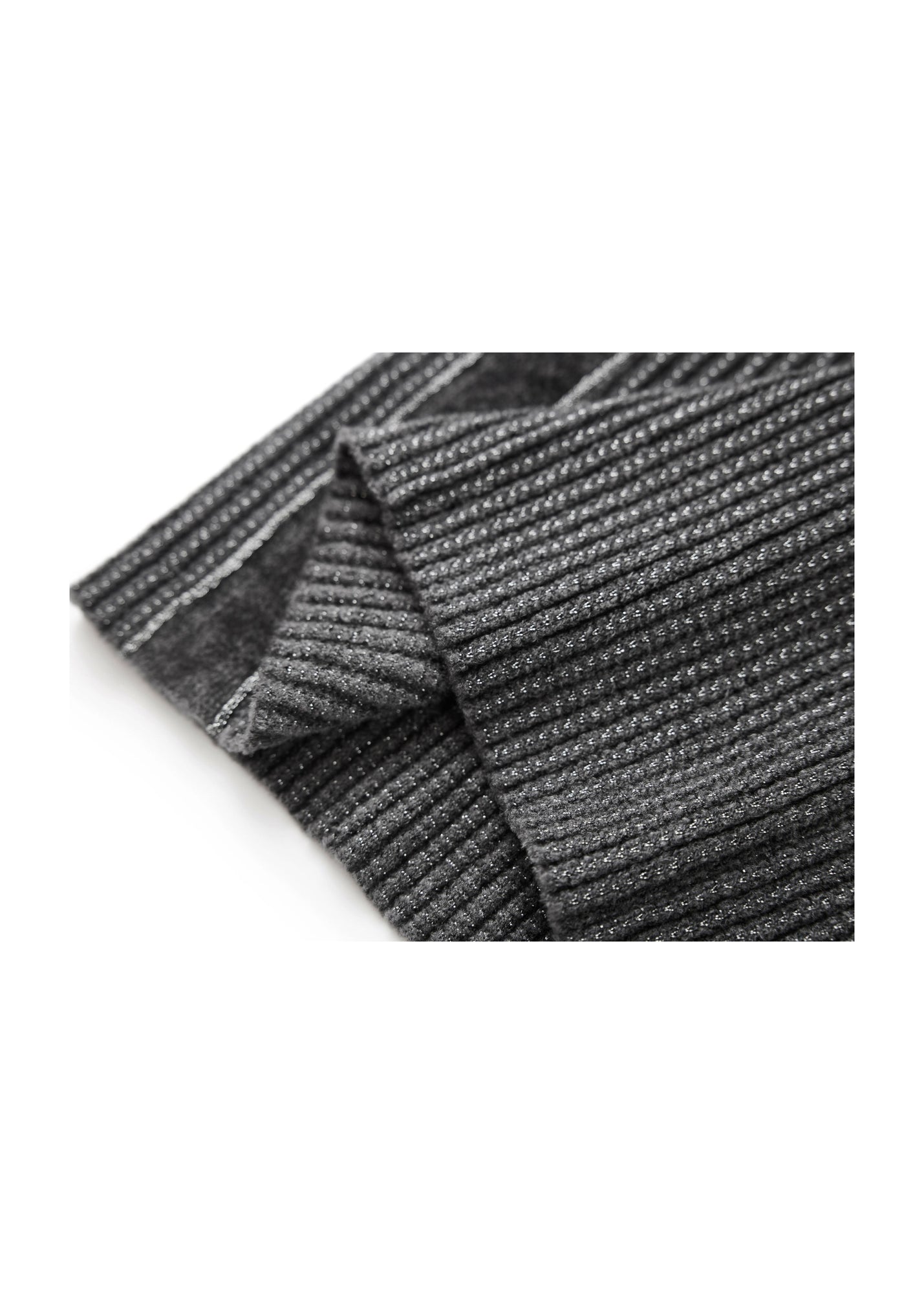 Ribbed Knit Pants | Grey