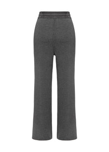 Ribbed Knit Pants | Grey