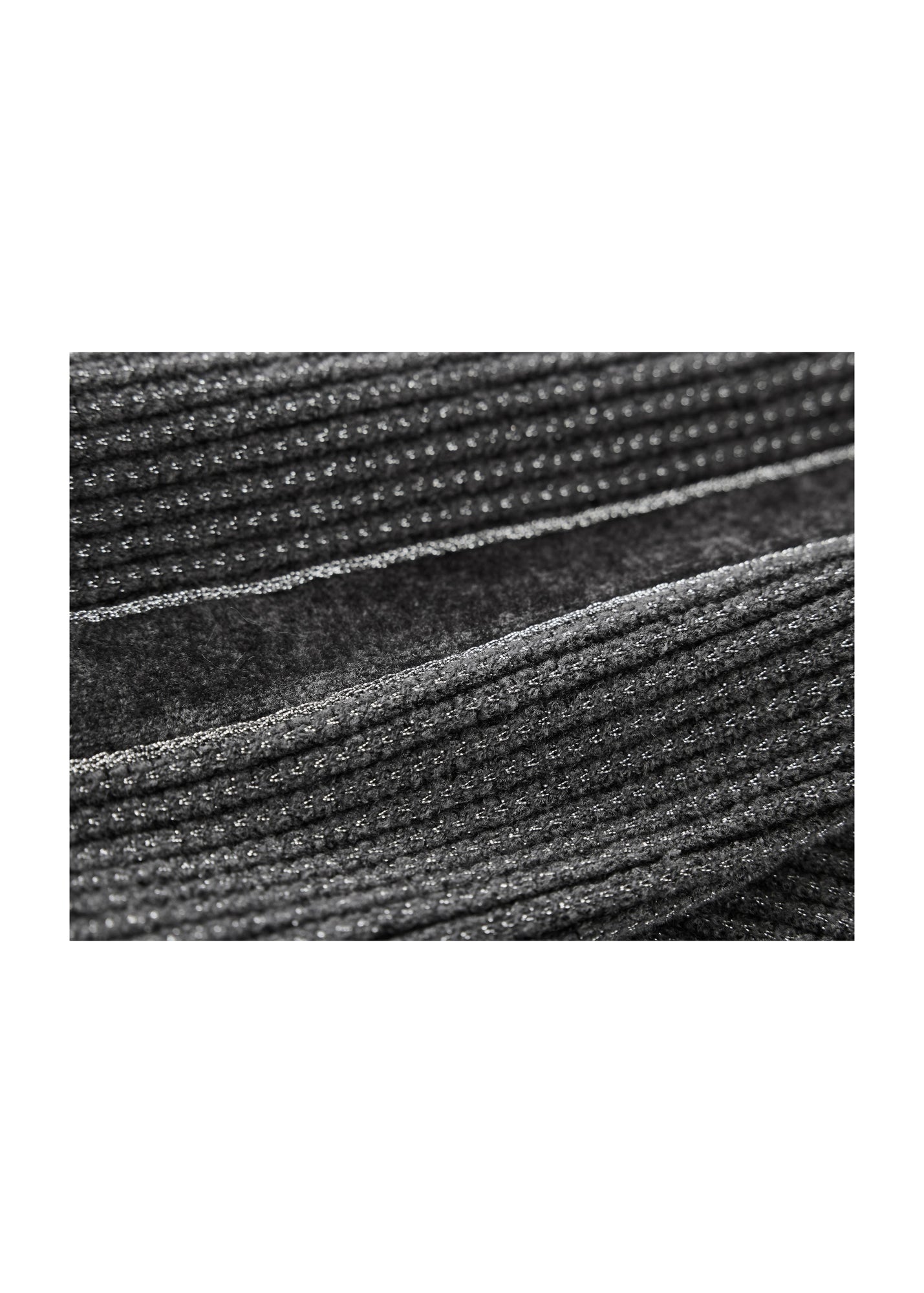 Ribbed Knit Pants | Grey