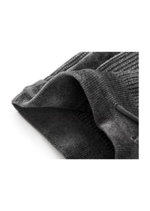Ribbed Knit Pants | Grey